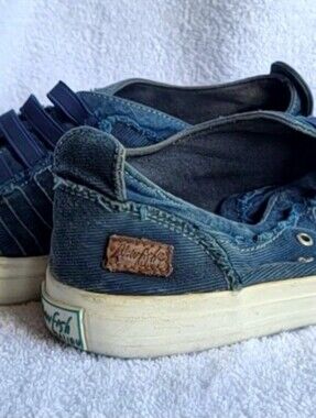 Size 10 Blowfish Malibu Denim Slip-On Sneakers - Blue